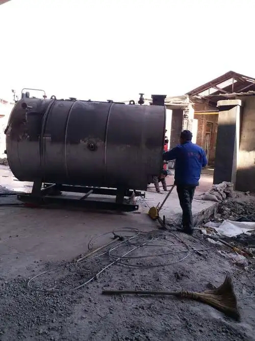 懷柔燃煤鍋爐改燃?xì)忮仩t吊裝搬運(yùn)就位